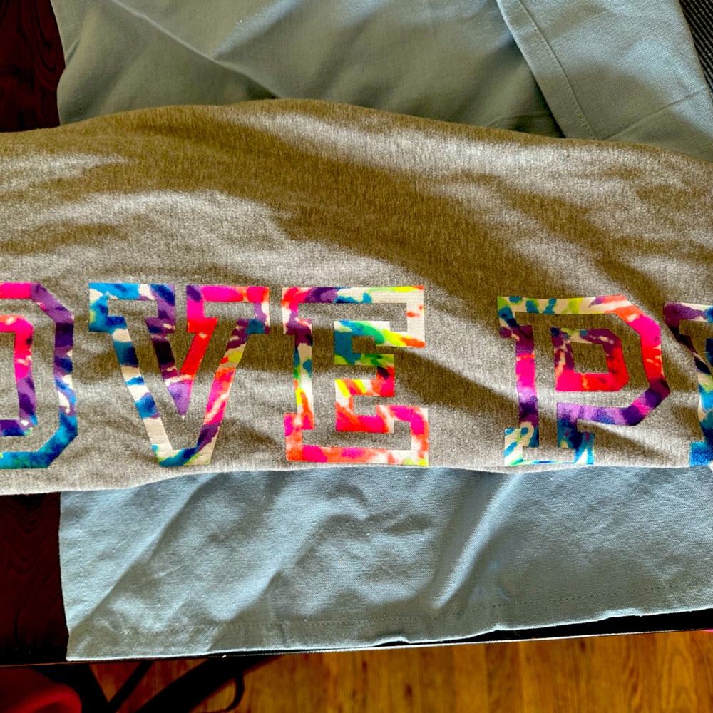 Pink by Victoria secret gray leggings